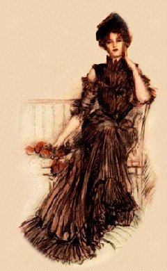 Sitting Victorian Lady